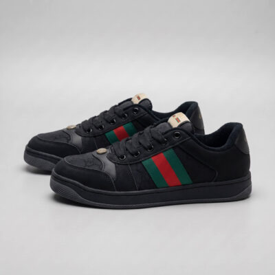 Screener Sneaker – Black GG